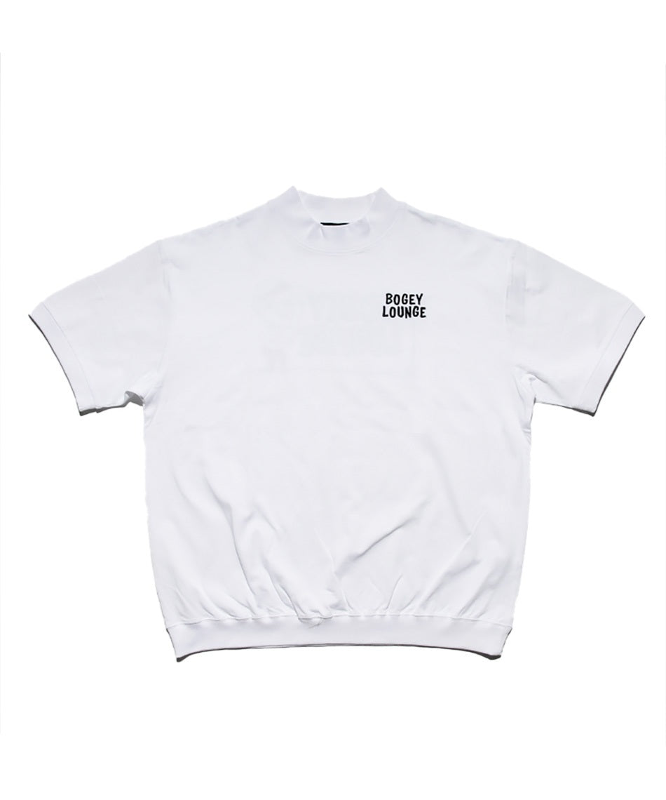 モックネック半袖Tシャツ