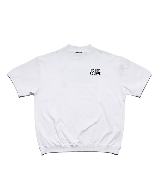 モックネック半袖Tシャツ