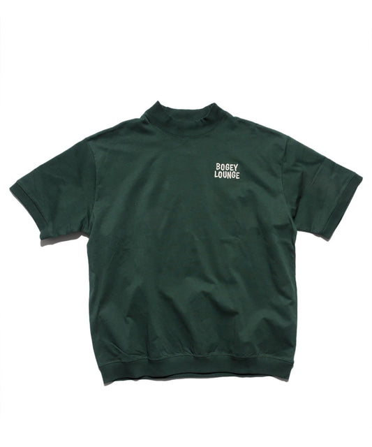 モックネック半袖Tシャツ