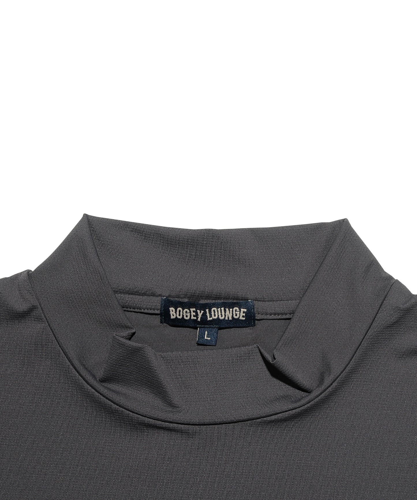 ストレッチメッシュモックネック半袖Tシャツ