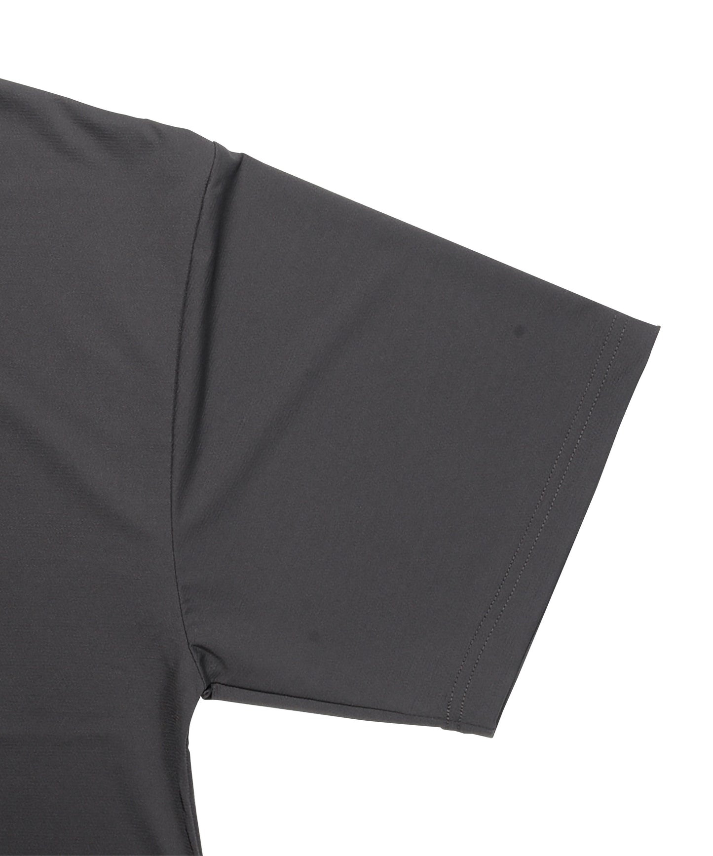ストレッチメッシュモックネック半袖Tシャツ