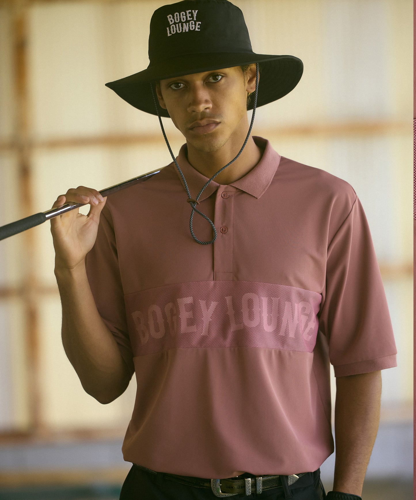 Stretch Mini Pique Polo Shirt