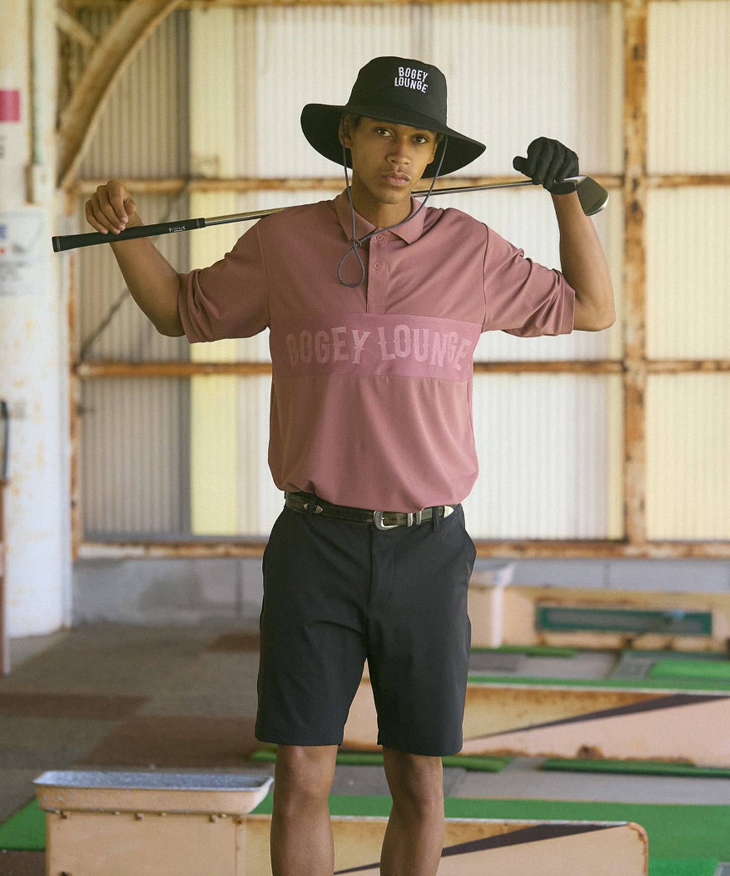 Stretch Mini Pique Polo Shirt