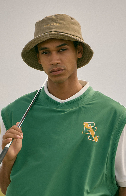 ピグメント加工バケットハット