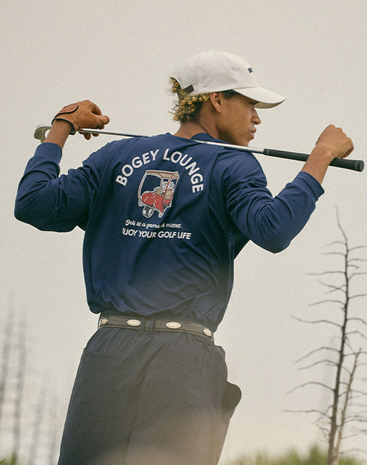 モックネック長袖トップス