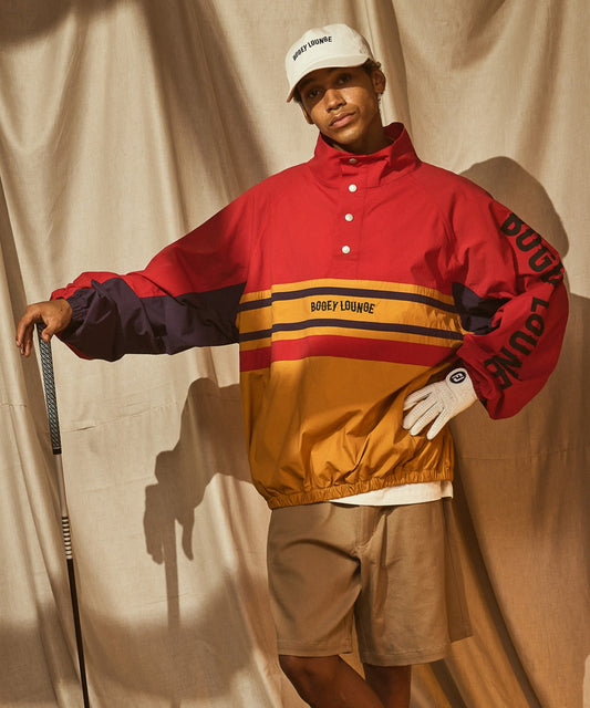 ハーフ釦スタンドブルゾン