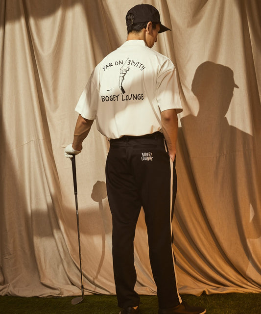 モックネック半袖Tシャツ