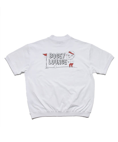 モックネック半袖Tシャツ