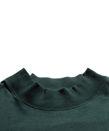モックネック半袖Tシャツ