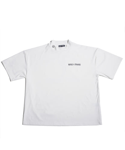 モックネック半袖Tシャツ