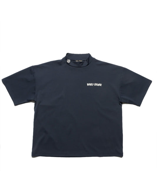 モックネック半袖Tシャツ