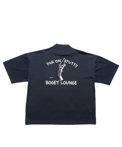 モックネック半袖Tシャツ