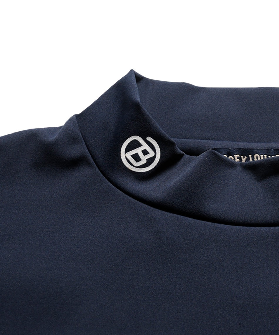 モックネック半袖Tシャツ