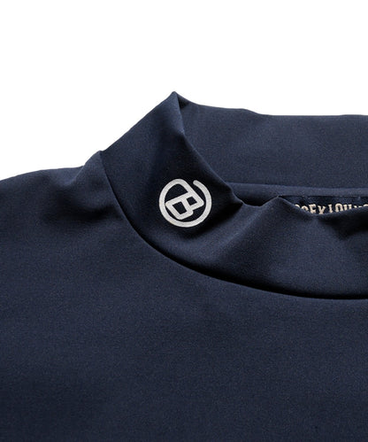 モックネック半袖Tシャツ