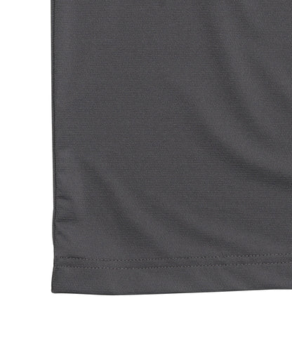 ストレッチメッシュモックネック半袖Tシャツ