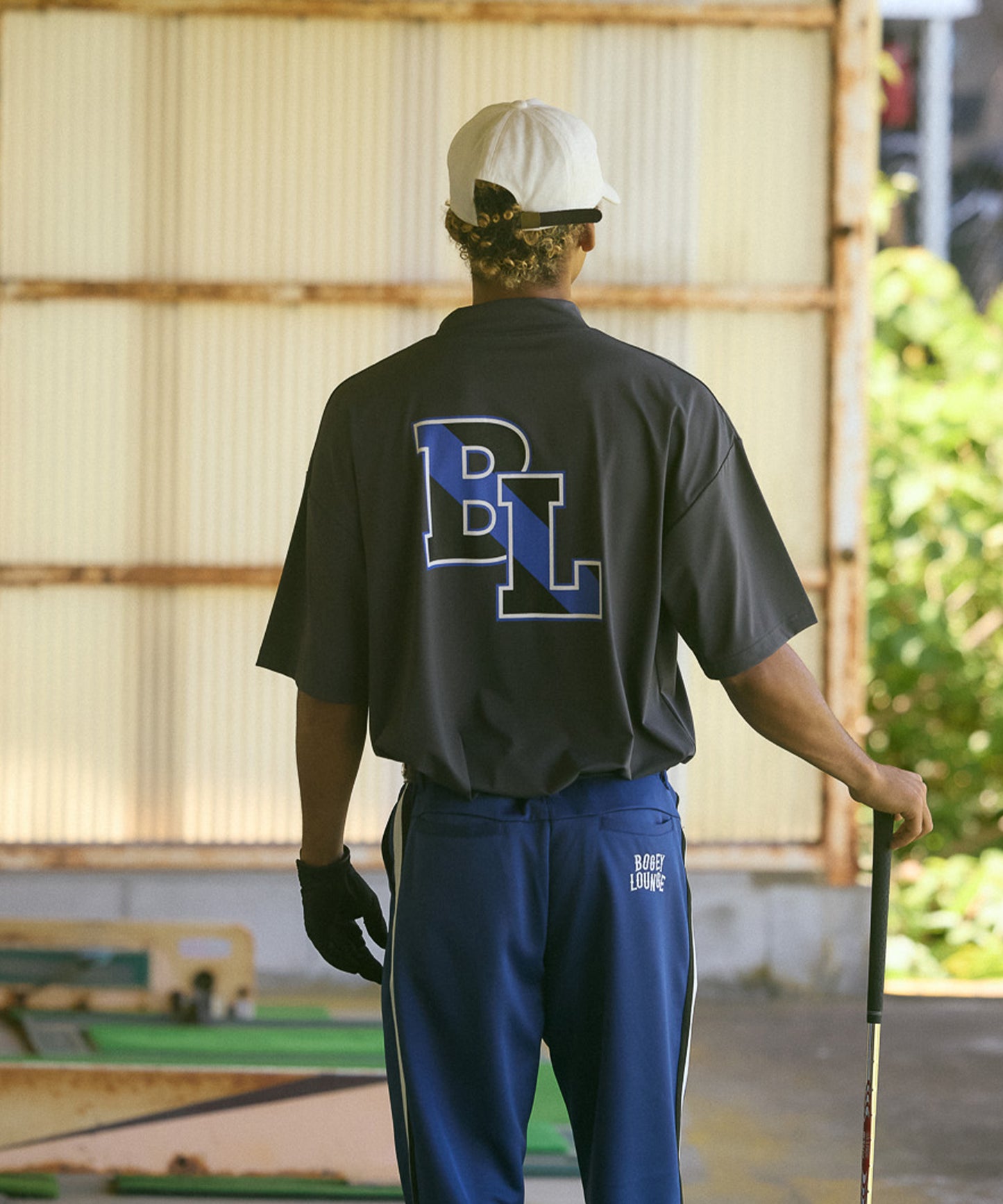 ストレッチメッシュモックネック半袖Tシャツ