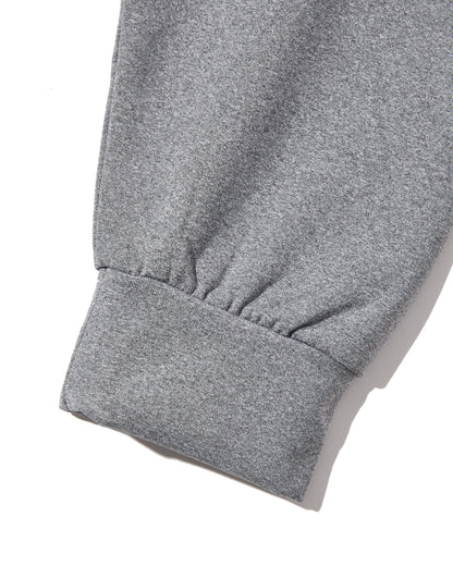 モックネック長袖トップス