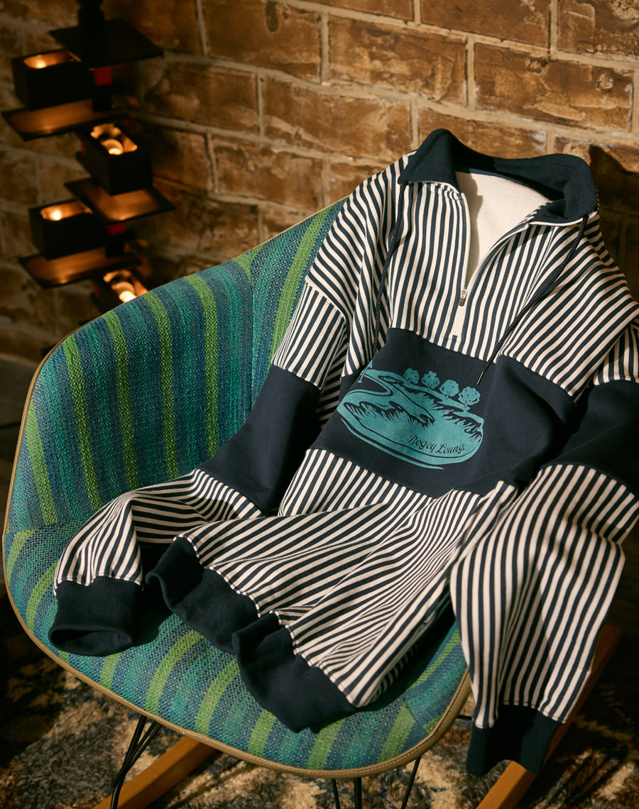 裏毛ハーフZIPトレーナー