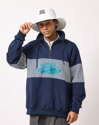 裏毛ハーフZIPトレーナー