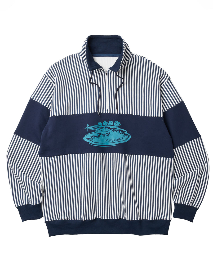 裏毛ハーフZIPトレーナー