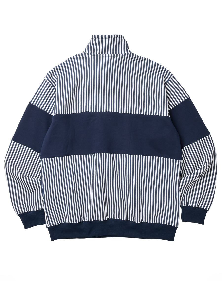 裏毛ハーフZIPトレーナー