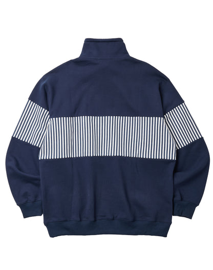 裏毛ハーフZIPトレーナー