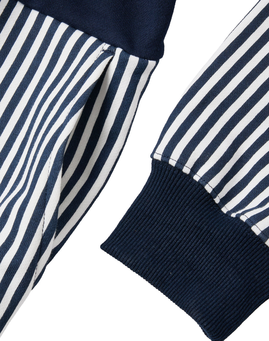 裏毛ハーフZIPトレーナー