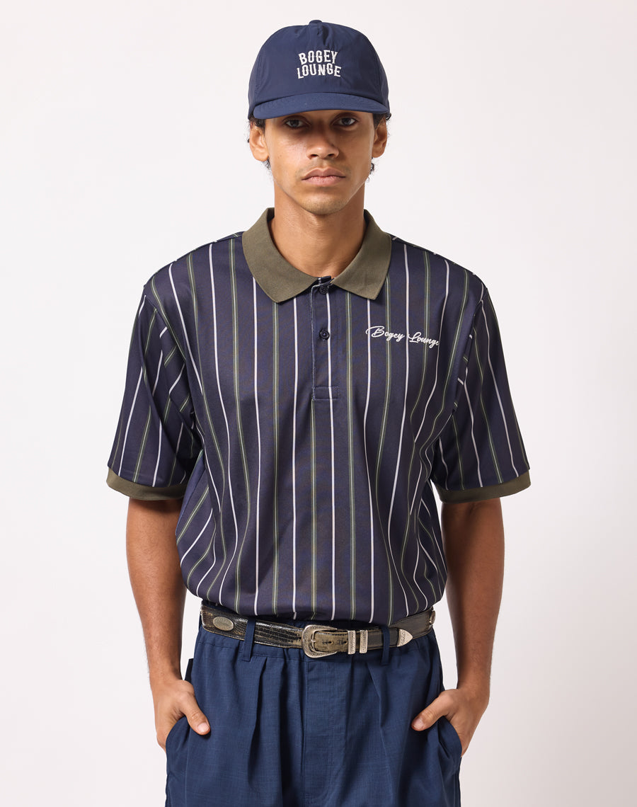 マルチストライプポロシャツ