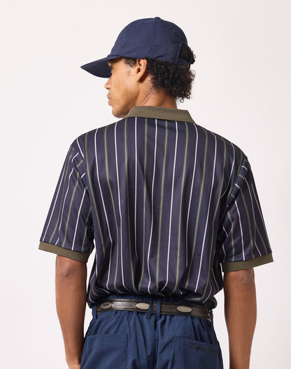 マルチストライプポロシャツ