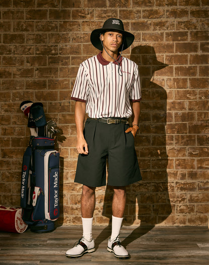 マルチストライプポロシャツ