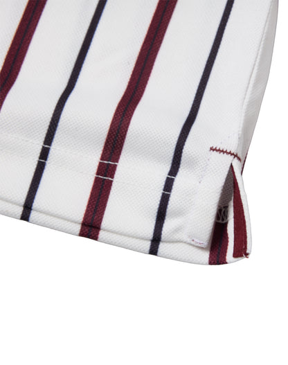 マルチストライプポロシャツ