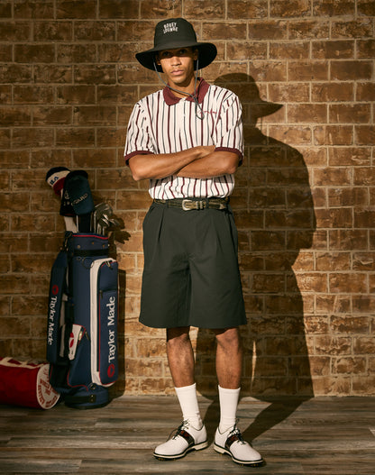 マルチストライプポロシャツ