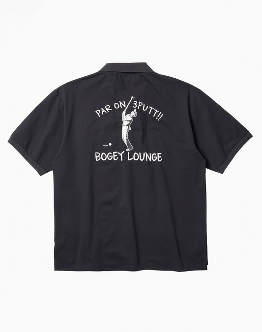 メッシュ半袖ボーリングシャツ