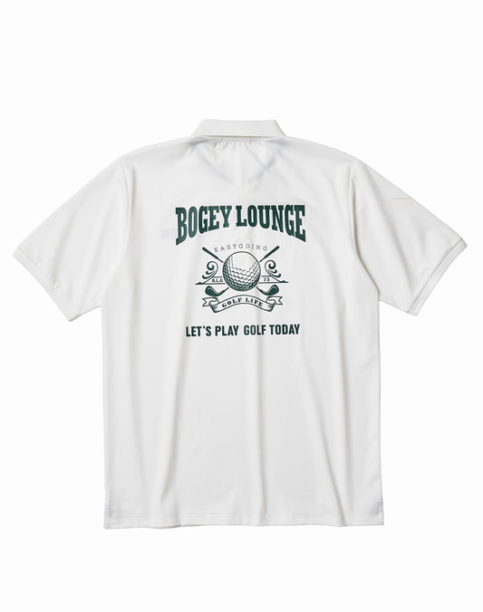 Nylon pique polo shirt